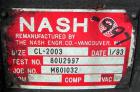 Used- Nash Liquid Ring Vacuum Pump, Model CL2003