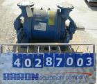 Used Nash liquid ring vacuum pump, model CL-702.  Approximate capacity 700 cfm, 24