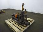 Used Nash Two Stage Liquid Ring Vacuum Pump Model ET32030, Carbon Steel.