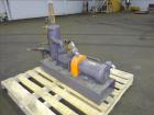 Used Nash Two Stage Liquid Ring Vacuum Pump Model ET32030, Carbon Steel.