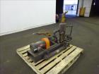 Used Nash Two Stage Liquid Ring Vacuum Pump Model ET32030, Carbon Steel.
