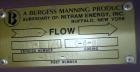 Used Nash Two Stage Liquid Ring Vacuum Pump Model ET32030, Carbon Steel.