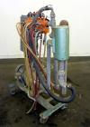 Used Nash Liquid Ring Vacuum Pump, Size MHF-80, Carbon Steel.  Approximately 70 cfm.  Driven by a 5 hp, 3/60/230/460 volt, 1715 rpm motor.  Mounted on a carbon steel frame with casters.  Test #82U384...