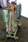 Used Nash Liquid Ring Vacuum Pump, Size MHF-80, Carbon Steel.  Approximately 70 cfm.  Driven by a 5 hp, 3/60/230/460 volt, 1715 rpm motor.  Mounted on a carbon steel frame with casters.  Test #82U384...