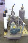 Used Nash Liquid Ring Vacuum Pump, Size SC4/7, Carbon Steel.  Flow rate of 10 gallons per minute 25 to 28