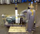 Used Nash Liquid Ring Vacuum Pump, Size SC4/7, Carbon Steel.  Flow rate of 10 gallons per minute 25 to 28