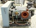 Used Nash Liquid Ring Vacuum Pump, Model SC7, Cast Iron Construction. Approximate capacity 700 CFM at 880 RPM. Driven by a 75 HP, 3/60/230/460 Volt, 1765 RPM motor. 6