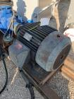 Used Nash Two Stage Liquid Ring Vacuum Pump, Model TC5/5. 316 Stainless Steel Material Construction. Approximately 300 to 450 CFM. Maximum 1450rpm. Driven by a 25hp, 3/60/460 volt, 1175rpm motor. App...