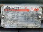 Used Nash Two Stage Liquid Ring Vacuum Pump, Model TC5/5. 316 Stainless Steel Material Construction. Approximately 300 to 450 CFM. Maximum 1450rpm. Driven by a 25hp, 3/60/460 volt, 1175rpm motor. App...