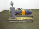 Used Nash Two Stage Liquid Ring Vacuum Pump, Model TCM1/7, Carbon Steel.