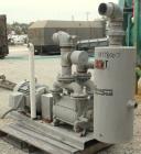 Used Dekker Vacuum Technologies AquaSeal Water-Sealed Liquid Ring Vacuum Pump System, model DVW0553KMN1-01, carbon steel. Single stage liquid ring pump, model DV0550B-KA2, rated 550 cfm at 29’’ Hg at...