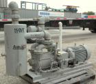Used Dekker Vacuum Technologies AquaSeal Water-Sealed Liquid Ring Vacuum Pump System, model DVW0553KMN1-01, carbon steel. Single stage liquid ring pump, model DV0550B-KA2, rated 550 cfm at 29’’ Hg at...