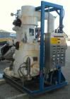 Used Apovac Vacuum System consisting of: (1) Vacuum pump, driven by a 30 hp motor. (1) Industrial Piping heat exchanger, (1) Industrial Piping pressure tank, and a control panel. Mounted on a carbon ...