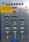 Used Apovac Vacuum System consisting of: (1) Vacuum pump, driven by a 30 hp motor. (1) Industrial Piping heat exchanger, (1) Industrial Piping pressure tank, and a control panel. Mounted on a carbon ...