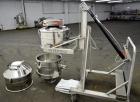 Used PIAB Vacuum conveying system consisting of: (1) PIAB Air Driven Maxi Vacuum Pump, Model MLL800 MKI, approximate 119 SCFM. Includes a 316 stainless steel filter unit with a model VCC-PA controlle...