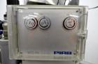 Used PIAB Vacuum conveying system consisting of: (1) PIAB Air Driven Maxi Vacuum Pump, Model MLL800 MKI, approximate 119 SCFM. Includes a 316 stainless steel filter unit with a model VCC-PA controlle...