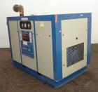 Used Quincy Compressor QSVI Series Rotary Screw Vacuum Pump, Model QSVI25ACN3A. Air cooled, nominal capacity 365 ACFM, base vacuum level 29.9 HgV, inlet connection 4