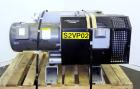 Used Rietschle VacFox Series Rotary Vane Vacuum Pump, Type VC300, Carbon Steel.  Rated 360 cubic meters an hour (211 cfm) at 0.5/10 mbar (7.2/145 psi).  Driven by a 10 hp, 3/60/208-230/460 volt, 1760...