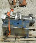 Used Rietschle Oil Seal Vacuum Pump, Type VL-100-01. Approximately 58.86 cfm at 225 TORR. Driven by a 5 hp, 3/60/230/460 volt, 1725 rpm XP motor. Base mounted.
