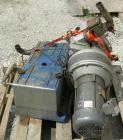 Used Rietschle Oil Seal Vacuum Pump, Type VL-100-01. Approximately 58.86 cfm at 225 TORR. Driven by a 5 hp, 3/60/230/460 volt, 1725 rpm XP motor. Base mounted.

