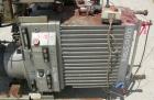 Used Rietschle Oil Seal Vacuum Pump, Type VWZ402-15M. Approximately 235 cfm at 375 TORR. Driven by a 20 hp, 3/60/230/460 volt, 1760 rpm XP motor. Includes control panel and tanks. Base mounted.