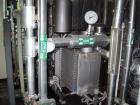 Used Rietschle Oil Seal Vacuum Pump, type VWZ402-16M, carbon steel. Approximately 283 cfm at 0.375 torr- 0.5 mbar- 29.906’’ HG. Driven by a 20 hp, 1755 rpm motor.