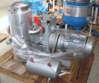 Used Rietschle Oil Seal Vacuum Pump, type VWZ402-16M, carbon steel. Approximately 283 cfm at 0.375 torr- 0.5 mbar- 29.906’’ HG. Driven by a 20 hp, 1755 rpm motor.