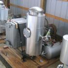 Used Rietschle Oil Seal Vacuum Pump, type VWZ402-16M, carbon steel. Approximately 283 cfm at 0.375 torr- 0.5 mbar- 29.906’’ HG. Driven by a 20 hp, 1755 rpm motor.