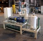 Used Squire Cogswell Vacuum Pump System consisting of (1) Squire Cogswell liquid ring vacuum pump, model LEX 320, carbon steel. Approximately 210 cfm, serial #0105089/1, 2-1/2
