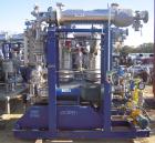 Used Rosenmund Apovac System, Hastelloy construction, consisting of: (1) Sulker Burckhardt liquid ring compressor, model PMZU2510H8, C-22. Single mechanical seal, 15 hp motor. (1) Kontro transfer pum...