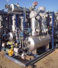 Used Rosenmund Apovac System, Hastelloy construction, consisting of: (1) Sulker Burckhardt liquid ring compressor, model PMZU2510H8, C-22. Single mechanical seal, 15 hp motor. (1) Kontro transfer pum...