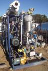 Used Rosenmund Apovac System, Hastelloy construction, consisting of: (1) Sulker Burckhardt liquid ring compressor, model PMZU2510H8, C-22. Single mechanical seal, 15 hp motor. (1) Kontro transfer pum...