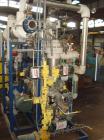 Used Rosenmund APOVAC Solvent Recovery System, 316 Stainless Steel. Consists of model PMZU 2510 D8 Sulzer Burckhardt liquid ring vacuum pump, 15 hp, 230/460 volt motor, xp, serial #53449, horizontal ...