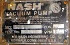 Used Nash Compressor, Model SC5, test #92U1218, driven by a 30 hp, 3/60/230/460 volt, 1175 rpm motor.