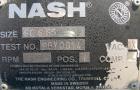 Used Nash Single Stage Liquid Ring Vacuum Pump, size SC6SS, stainless steel. 11 1/4