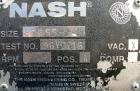 Used Nash Single Stage Liquid Ring Vacuum Pump, size SC6SS, stainless steel. 11 1/4
