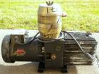 Used Sargent-Welch DirecTorr Vacuum Pump, Model 8821A, Rated 7 CFM. Driven by a 1/2 HP, 1/60/115/208-230 Volt, 1725 RPM motor. Includes a top mounted filter.
