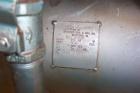 Used Squire Cogswell Rotary Vane Vacuum Pump, Approximate capacity 60 CFM, Carbon Steel. Serial #AAF09019CQ. Driven by a 3 hp, 3/60/208-230/460 volt, 1160 rpm motor. Includes a Thermal Transfer Produ...