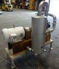 Used Squire-Cogswell Liquid Ring Two Stage Vacuum Pump, Type P512/CH41-215A, Stainless Steel. Nominal capacity 177 Cubic feet per minute. 2