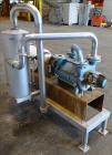 Used Squire-Cogswell Liquid Ring Two Stage Vacuum Pump, Type P512/CH41-215A, Stainless Steel. Nominal capacity 177 Cubic feet per minute. 2