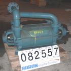 USED: Squire Cogswell 2 stage liquid ring vacuum pump, model P740/FB1119-275A14M, carbon steel. 4