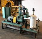 Used Squire Cogswell Vacuum Pump System consisting of (1) Squire Cogswell liquid ring vacuum pump, model RVM 19, carbon steel. Approximately 240 cfm, serial #N8334, 2-1/2