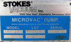 Used- Carbon Steel Stokes Microvac Rotary Piston Vacuum Pump, model 148-10