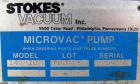 Used Carbon Steel Stokes Microvac Rotary Piston Vacuum Pump, model 148-10