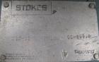 Used Stokes Microvac Rotary Piston Vacuum Pump, model 212-11, carbon steel. Approximately 150 cfm. 3