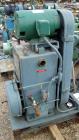 Used Stokes Microvac Rotary Piston Vacuum Pump, model 212-11, carbon steel. Approximately 150 cfm. 3'' inlet, 2'' outlet. Driven by a 7 1/2 hp, 3/60/208-230/460 volt, 1760 rpm motor. Includes a Stoke...