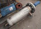 Used Apovac System Consisting Of: (1) Sulzer Burckhardt vacuum pump, model PMSH156-D2, 316 stainless steel, driven by a 10 HP, 3/60/230/460 Volt, 3515 RPM motor. (2) heat exchangers, and (1) 316 stai...