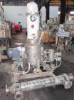 Used Sulzer Burckhardt APOVAC Vacuum Solvent Recovery System, type APOVAC PMSH 156-D2. Stainless steel construction, rated 80 ACFM, ring liquid circulation 2.2 gpm, nominal coolant flow 4.4 gpm, with...