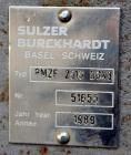 Used Stainless Steel Sulzer Burckhardt Apovac System, Type PMZF-2510 D3X3