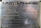 Used Sulzer Burckhardt Apovac System, Type PMZH-48-961, Stainless Steel. Consisting of: (1) Sulzer Burckhardt vacuum pump, model PMH 2510 D2X3, serial #48025. Approximate capacity 50-135 cubic meters...